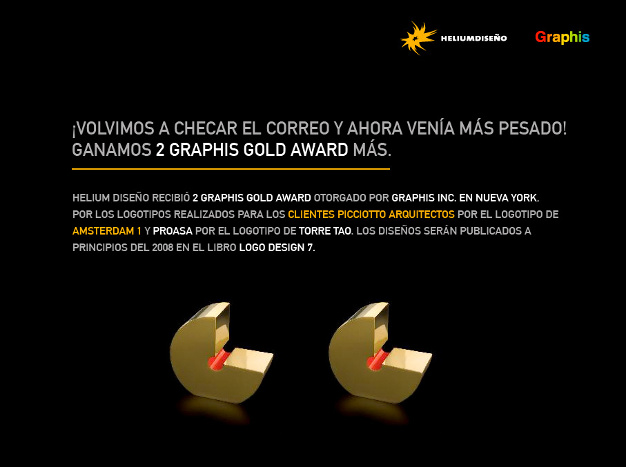 Desarrollo Amsterdam 1 (Graphis Gold Award)